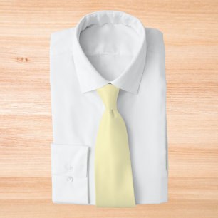 Butter Yellow Solid Colour Tie