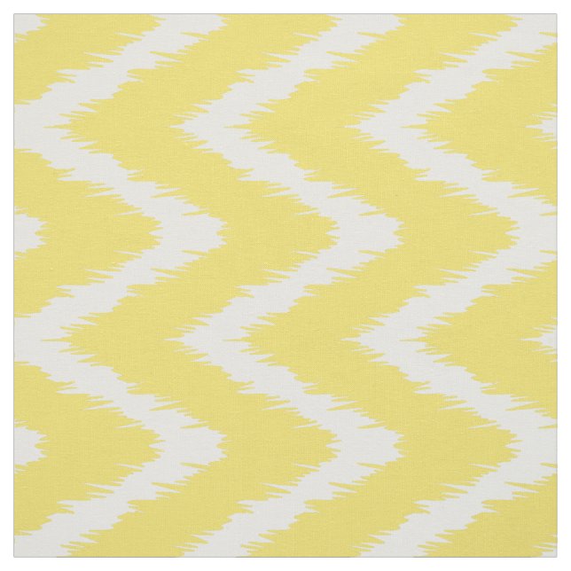 Butter Yellow Southern Cottage Chevrons Fabric (Swatch)