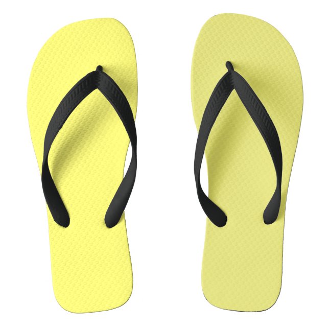 Butter Yellow Thongs (Footbed)