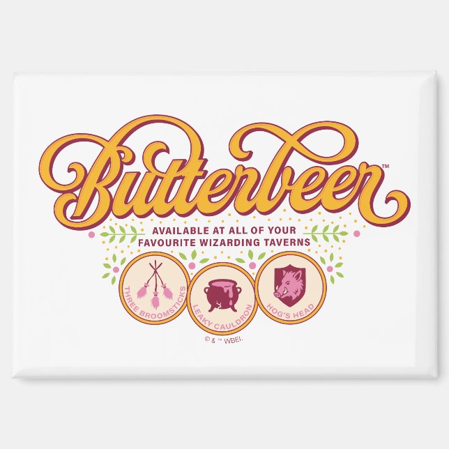 BUTTERBEER™ Available At Wizarding Taverns Magnet (Front)
