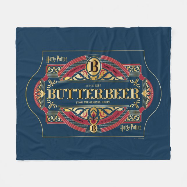 BUTTERBEER™ Horizontal Logo Fleece Blanket (Front (Horizontal))