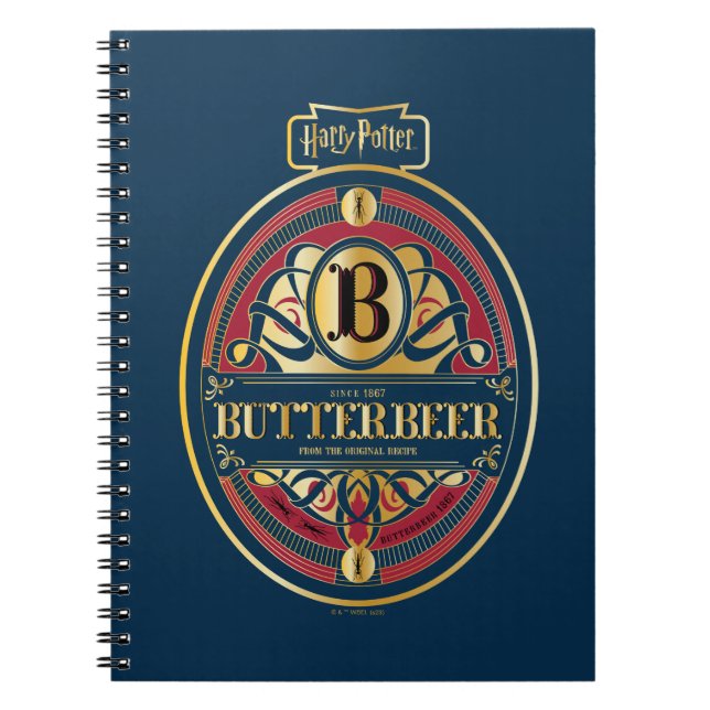 BUTTERBEER™ Vertical Logo Notebook (Front)