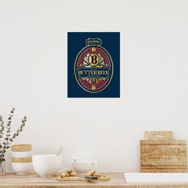 BUTTERBEER™ Vertical Logo Poster (Kitchen)