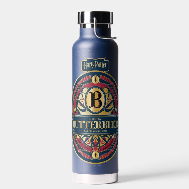 BUTTERBEER™ Vertical Logo Water Bottle (Left)