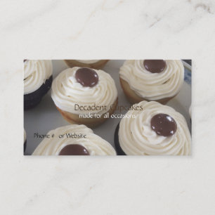 Buttercream Cupcakes Business Card