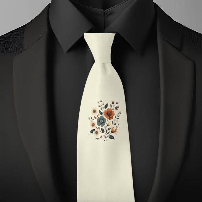  Buttercream Floral Bouquet Tie (Creator Uploaded)