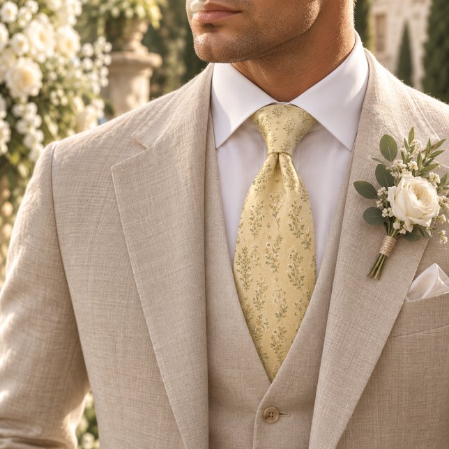 Buttercream Garden Tie (Creator Uploaded)