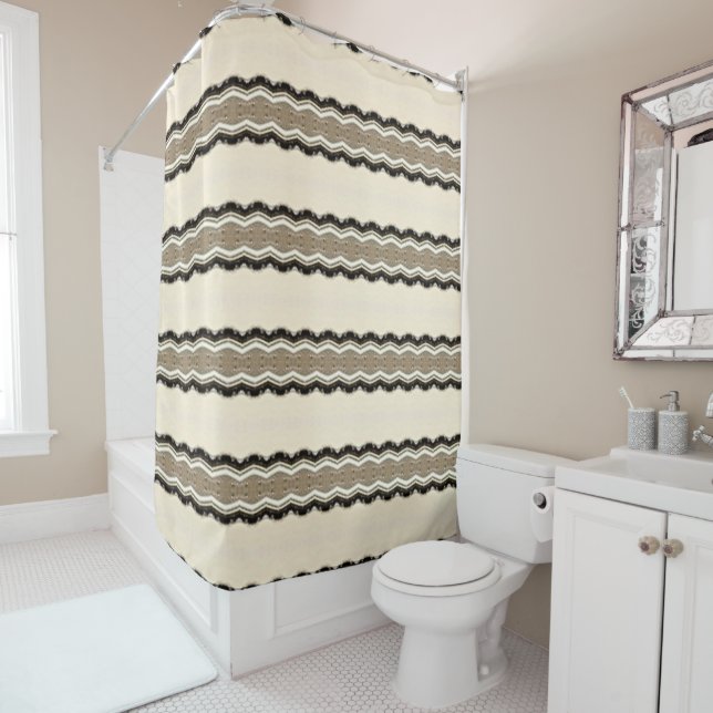 Buttercream Shower Curtain (In Situ)