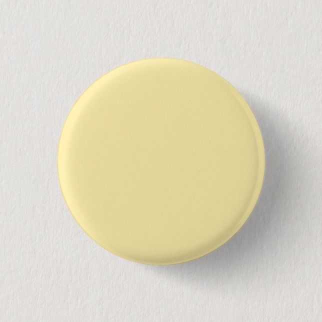 Buttercream Solid Colour 3 Cm Round Badge (Front)