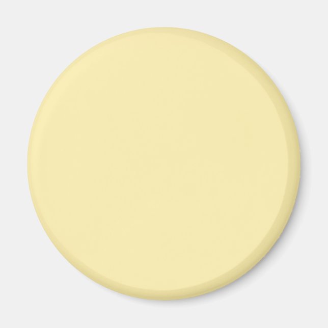 Buttercream Solid Colour Magnet (Front)