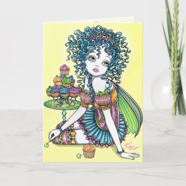 Buttercup Candy Cup Cake Fairy Card (Front)