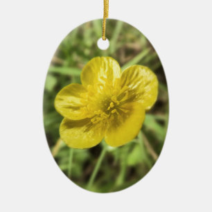 buttercup ceramic ornament