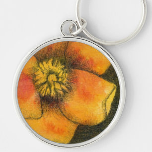 "Buttercup" Floral Keychain