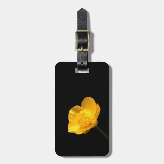 Buttercup Flower cd ltcna Luggage Tag (Front Vertical)