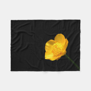 Buttercup Flower fbcnm Fleece Blanket