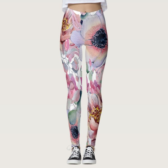 Buttercup Flower Leggings (Front)