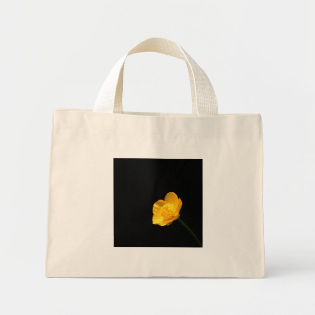 Buttercup Flower ttm Mini Tote Bag (Front)