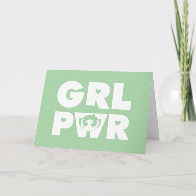 Buttercup: Girl Power Card (Front)