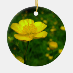 Buttercup Ornament Flowers Christmas Decoration