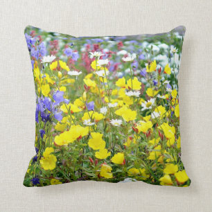 Buttercups and other Wildflowers Cushion