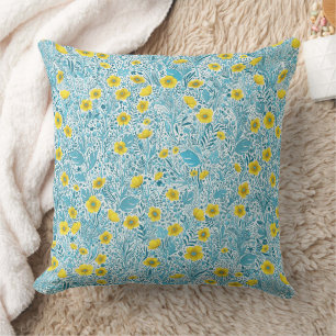 Buttercups on black cushion