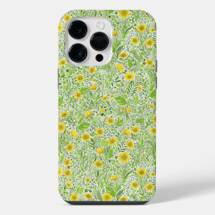 Buttercups on white iPhone 14 pro max case