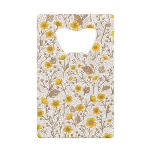 Buttercups, yellow and brown