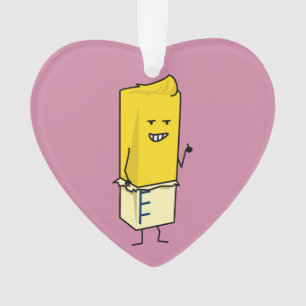 Buttered Buttery Stick of Butter Happy Thumbs Up Ornament