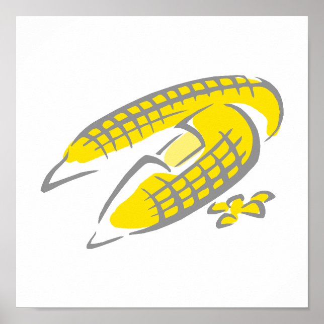 Buttered Corn on the Cob Poster (Front)