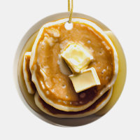 Buttered Pancakes Pun Christmas 