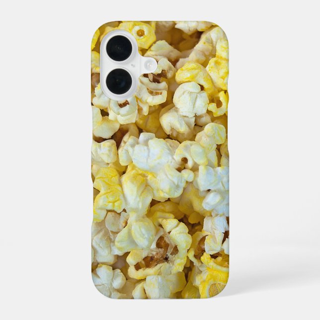Buttered Popcorn iPhone 16 Case (Back)
