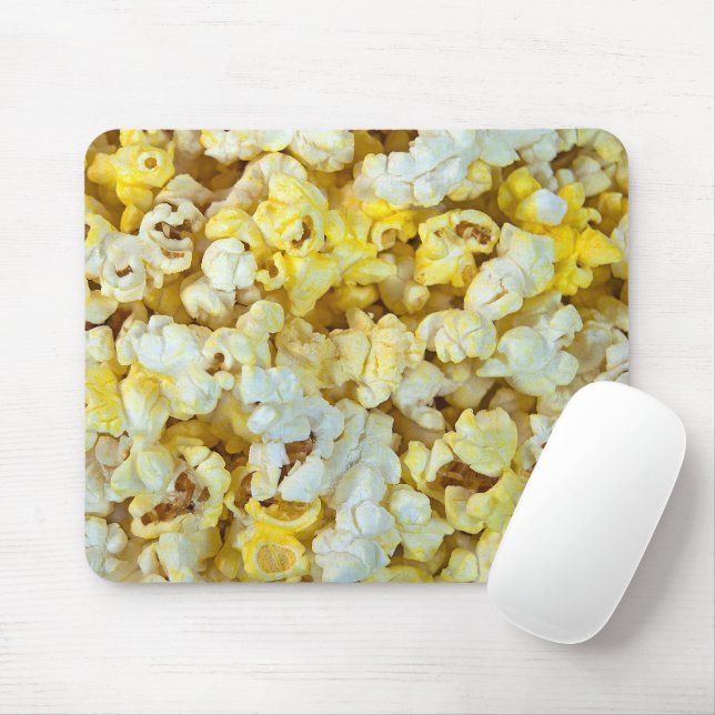 Buttered Popcorn Mouse Pad (With Mouse)