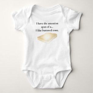 Buttered Toast T-Shirt Baby Bodysuit