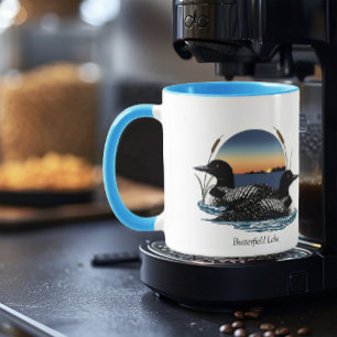 Butterfield Lake Loon Pair Mug