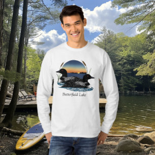 Butterfield Lake Loon Pair T-Shirt
