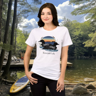 Butterfield Lake Loon Pair Tri-Blend Shirt