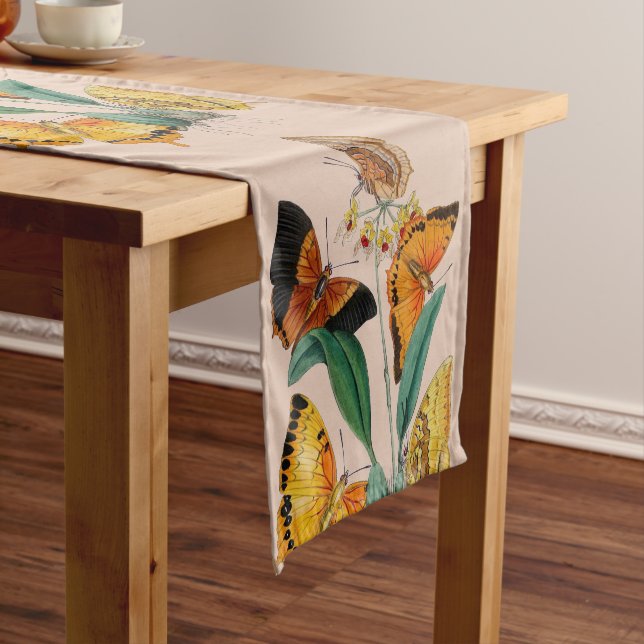 Butterflies 14" X 72" Table Runner (In Situ)