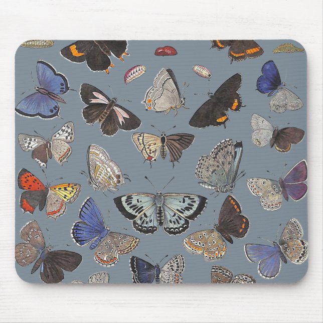 Butterflies, 1842 mouse pad (Front)
