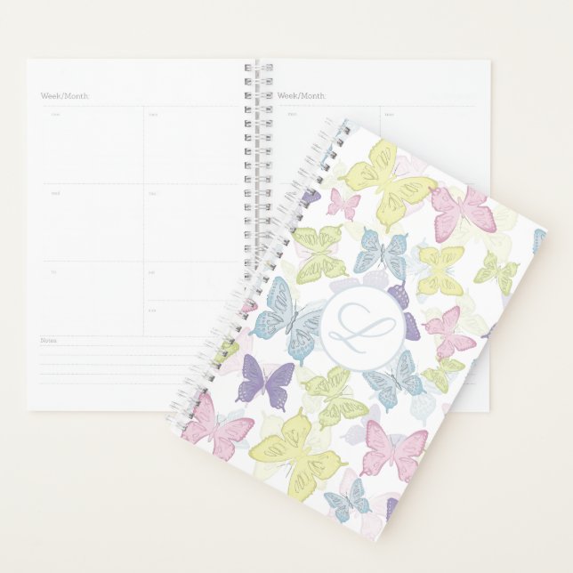 Butterflies 5.5" x 8.5" Weekly/Monthly Planner (Display)