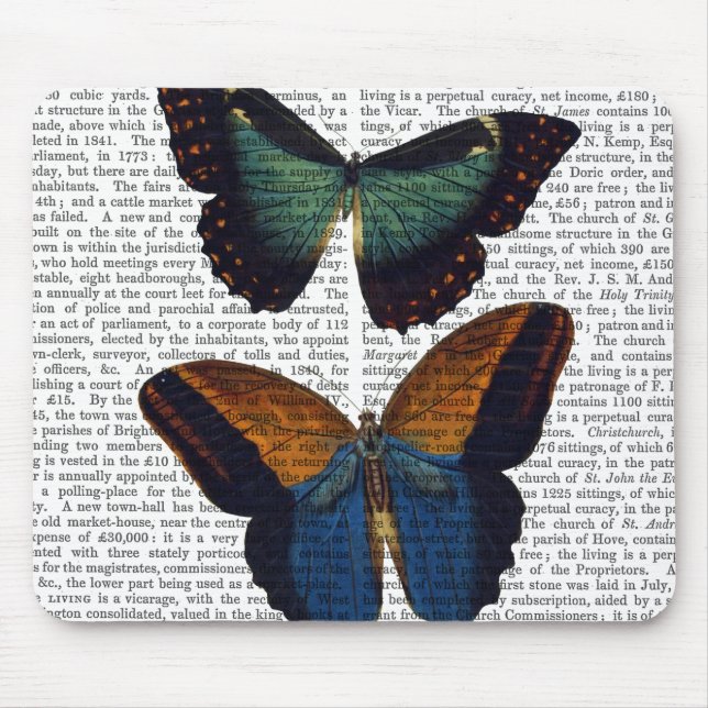 Butterflies 5 mouse pad (Front)