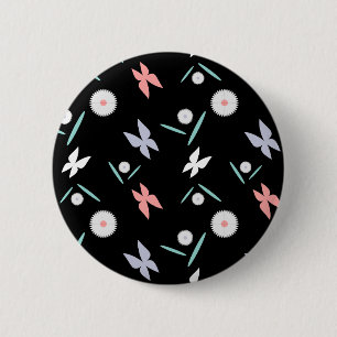 Butterflies 6 Cm Round Badge