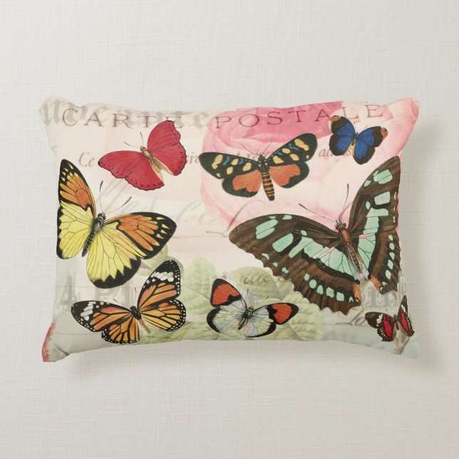 Butterflies Accent Pillow (Front)