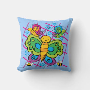 Butterflies and Bees Pillow