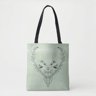 Butterflies and Bees Tote Bag