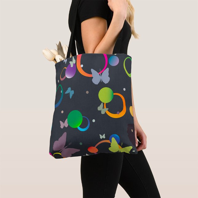 Butterflies And Bubbles Tote Bag (Creator Uploaded)