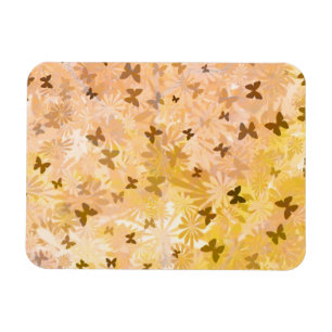 Butterflies and Daisies by Shirley Taylor Magnet