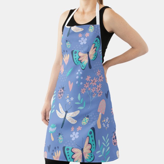 Butterflies and Dragonflies Apron (Insitu)