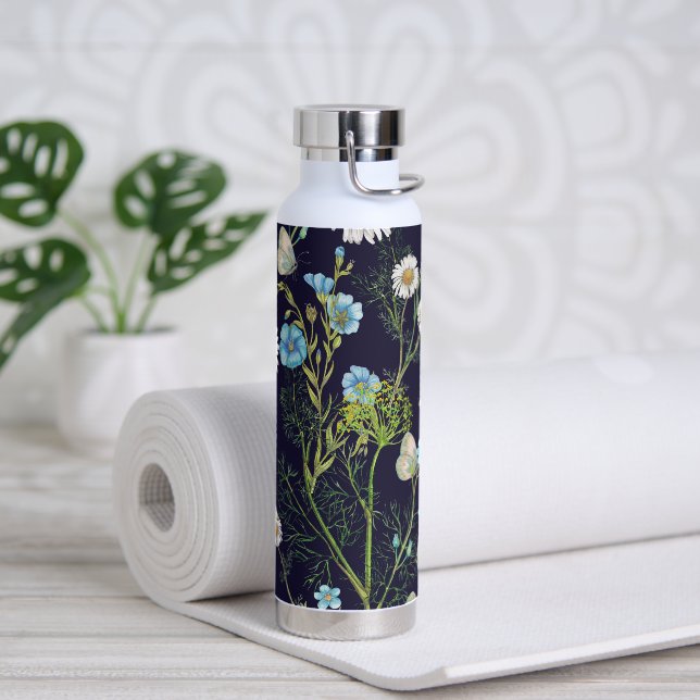 Butterflies and Dragons Flies  Water Bottle (Yoga)