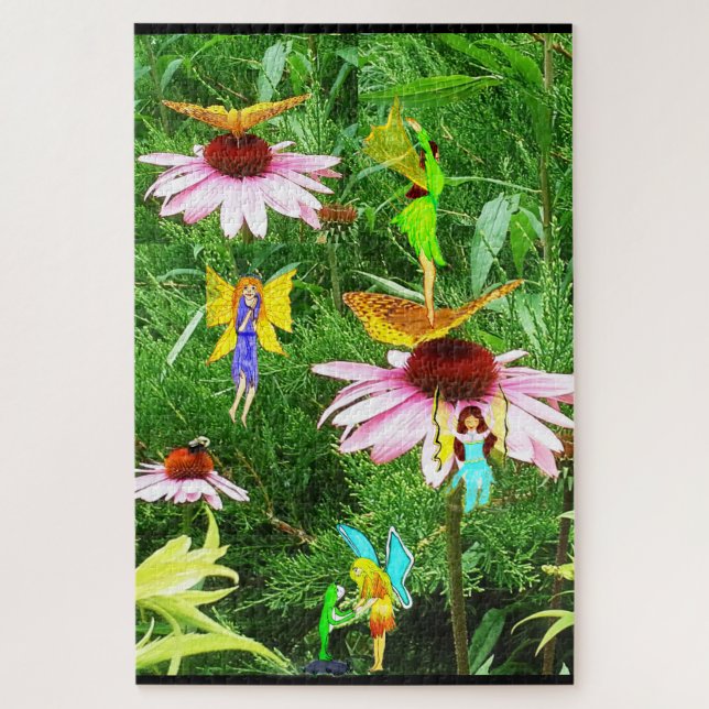 BUTTERFLIES AND FAIRIES  jigsaw puzzle (Vertical)