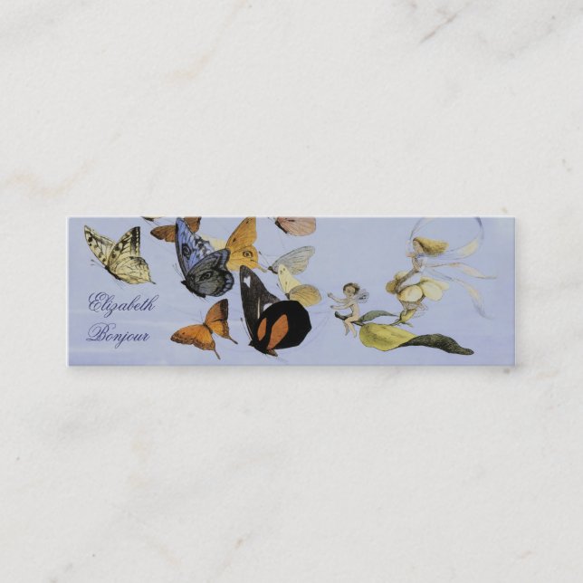 Butterflies and Fairies ~ Slim Business Cards (Front)